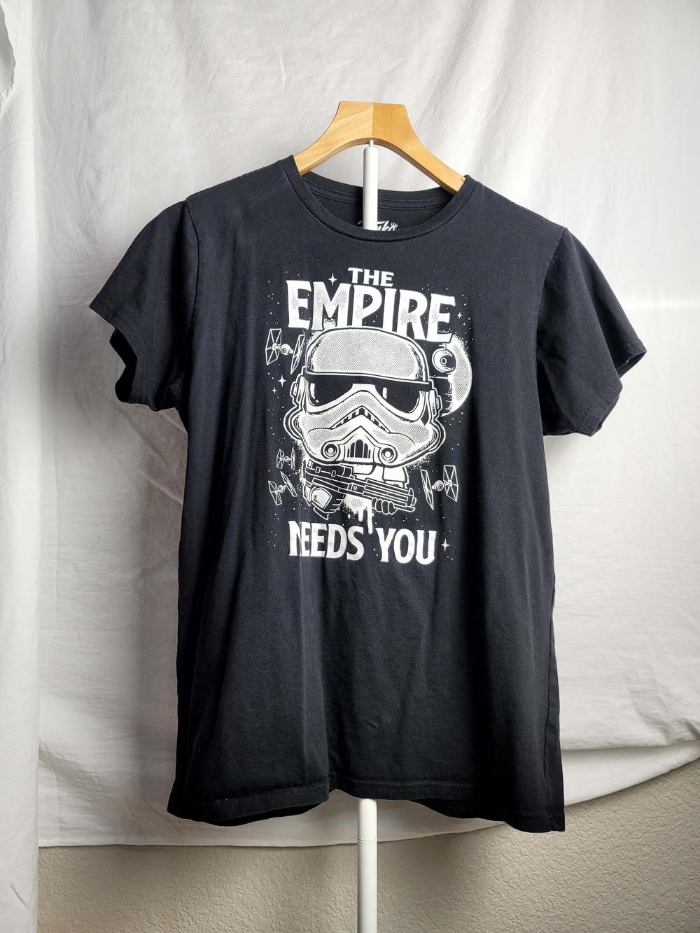Funko Black Star Wars Stormtrooper 'The Empire Needs You' Graphic Tee
